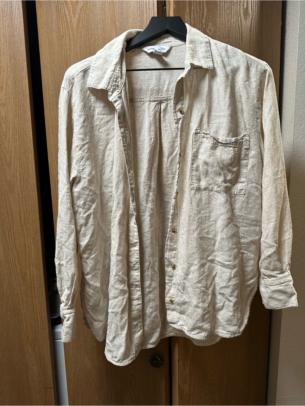Old Navy Boyfriend Shirt in Linen